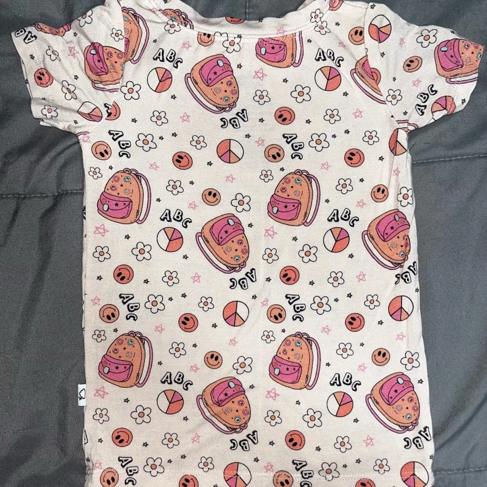 Dream Big Little Baby Girl Retro Bamboo Pajama‎ Top